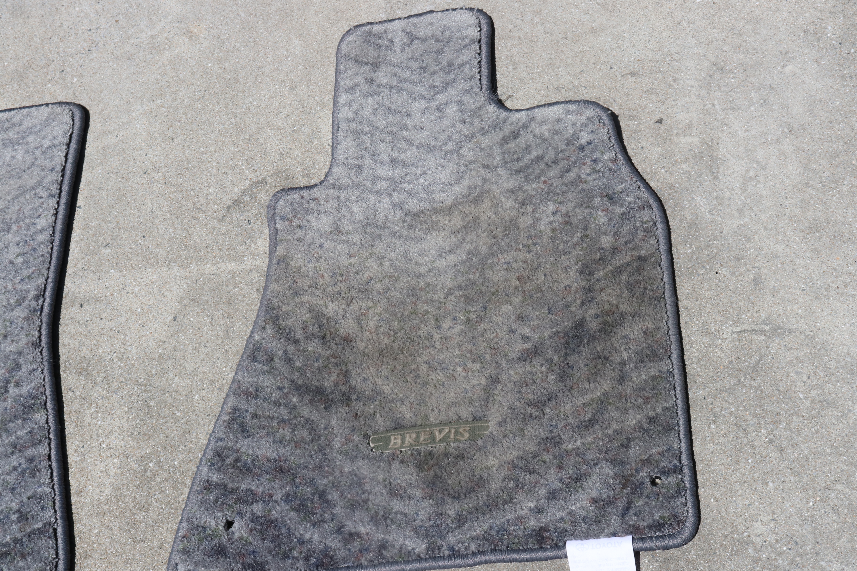 汚れた自動車マット